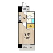フロンティアタワー名駅南(旧CITY SPIRE 名駅南)の間取り画像