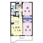 セレニータAの間取り画像