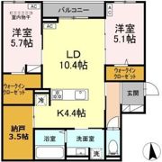 CLASSEUM仙台小田原 A棟の間取り画像