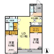 CLASSEUM仙台小田原 B棟の間取り画像