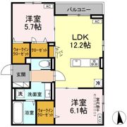 CLASSEUM仙台小田原 B棟の間取り画像