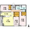 CLASSEUM仙台小田原 Ⅲの間取り画像
