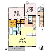 サザンディーズ Cの間取り画像