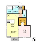 プレジールの間取り画像