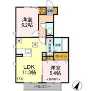 ソレイユの間取り画像