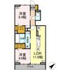 仮称D-ROOM花園3丁目の間取り画像