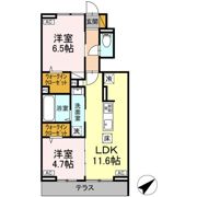 仮称D-ROOM花園3丁目の間取り画像