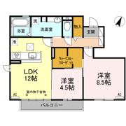 コーポ黄金島の間取り画像