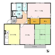 ハイカムールエリア Bの間取り画像
