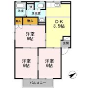 メゾンフレンド Aの間取り画像