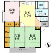 プレジール大前 A棟の間取り画像