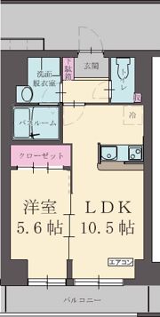 エイトバード東静岡の間取り画像