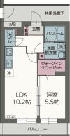 クリスタル・ヴィラの間取り画像