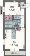 クリスタル・ヴィラの間取り画像