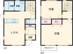 MKリースホーム星見ヶ丘(5-104)の間取り画像