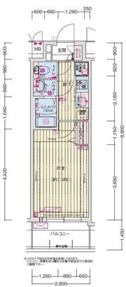 プレサンス上前津オレシアの間取り画像