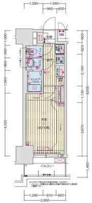 プレサンス上前津オレシアの間取り画像