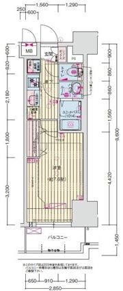 プレサンス上前津オレシアの間取り画像