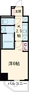 プレサンス四日市諏訪町ブライタスの間取り画像