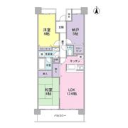 セレーノ武蔵中原の間取り画像