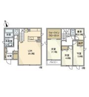 ひばりが丘戸建の間取り画像