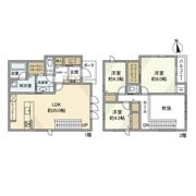 花園町新田戸建の間取り画像