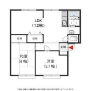 サンビレッジリバーハイム Cの間取り画像