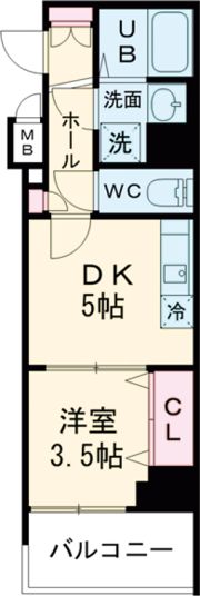 S-RESIDENCE横濱吉野町burgeonの間取り画像