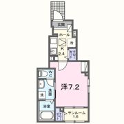 カーサ ラ ルーチェ Ⅱの間取り画像