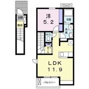 めぞん，いちりやまの間取り画像