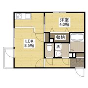 月光江波本町 あすなろの間取り画像