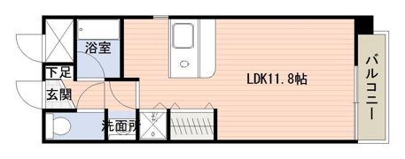 ビュー唐湊の間取り画像