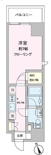 エクセレンティ市川の間取り画像