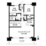 レーベン高崎GRADIAの間取り画像