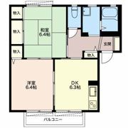 リヴェール鈴鹿 Aの間取り画像
