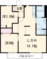 セフィラテラモト Bの間取り画像
