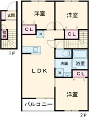 ストーリア小山Ⅰの間取り画像