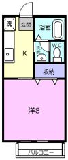 ディアコートみやび Ⅲ棟の間取り画像