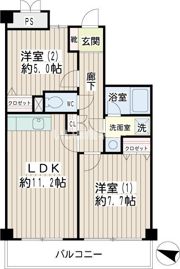 グランシャリオの間取り画像