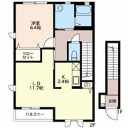 パルテール Bの間取り画像