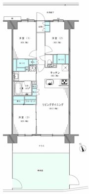 サンクレイドル八千代中央レジデンスの間取り画像