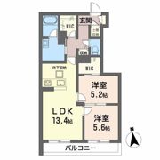 クインテットの間取り画像