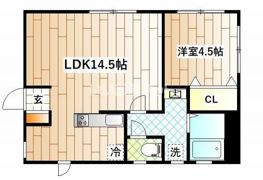 ミューズ白ゆりの間取り画像