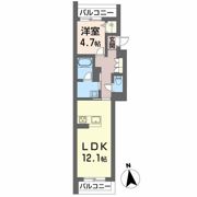 クインテットの間取り画像
