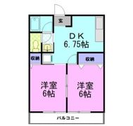 アクツコーポ 2の間取り画像