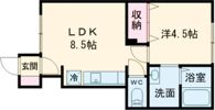 イーリッチテラス関屋本村の間取り画像