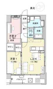 リバーランドマーリエの間取り画像