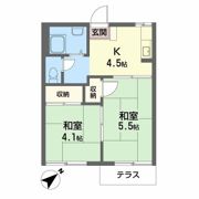 コーポラス津森の間取り画像