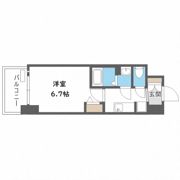 プレサンスOSAKA DOMECITYクロスティの間取り画像