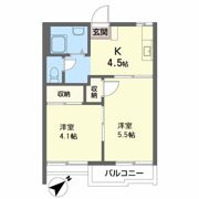 コーポラス津森の間取り画像